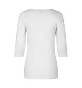 ID 0597 Stretch T-shirt | ¾ ærmet | dame produktbillede med logo