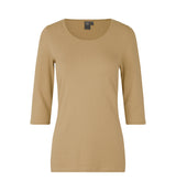 ID 0597 Stretch T-shirt | ¾ ærmet | dame materiale med firmalogo