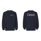 PEER GLADS ID 0600 Sweatshirt | klassisk m. bryst & ryglogo