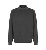 ID 0601 Polosweatshirt | klassisk produktbillede med tryk