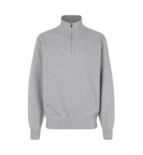 ID 0603 Sweatshirt | zip med tryk eller logo – arbejdstøj og firmatøj