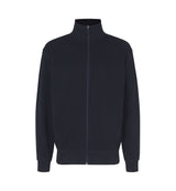 ID 0622 Sweat cardigan detalje med firmalogo