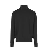 ID 0626 Sweat cardigan | kontrast nærbillede med tryk