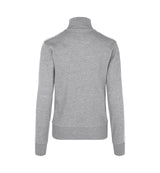 ID 0627 Sweat cardigan | kontrast | dame produktbillede med logo