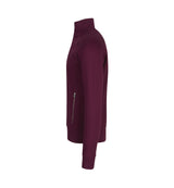ID 0628 Sweat cardigan | zip nærbillede med tryk