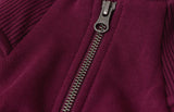 ID 0628 Sweat cardigan | zip produktbillede til broderi
