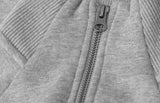 ID 0629 Sweat cardigan | zip | dame detalje til broderi