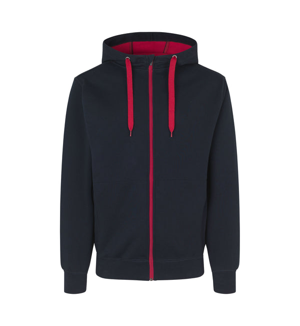 ID 0630 Sweat cardigan | bonded med tryk eller logo – arbejdstøj og firmatøj