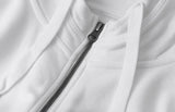 ID 0638 CORE hoodie | zip detalje til broderi