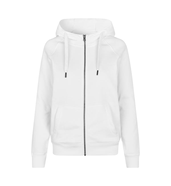 ID 0639 CORE hoodie | zip | dame med tryk eller logo – arbejdstøj og firmatøj