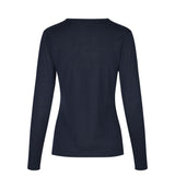 ID 0641 Pullover | merino | dame produktbillede med logo