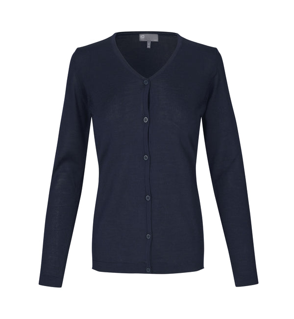 ID 0643 Cardigan | merino | dame med tryk eller logo – arbejdstøj og firmatøj