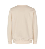 ID 0682 Sweatshirt | økologisk nærbillede med logo