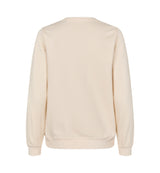 ID 0683 Sweatshirt | økologisk | dame nærbillede med logo