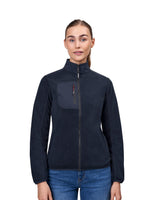 ID 0745 Bonded fleecejakke | dame detalje med firmalogo