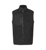 ID 0746 Bonded fleecevest detalje med firmalogo