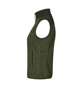 ID 0747 Bonded fleecevest | dame produktfoto med tryk