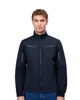 ID 0780 Zip-n-Mix jakke | hybrid materiale med firmalogo