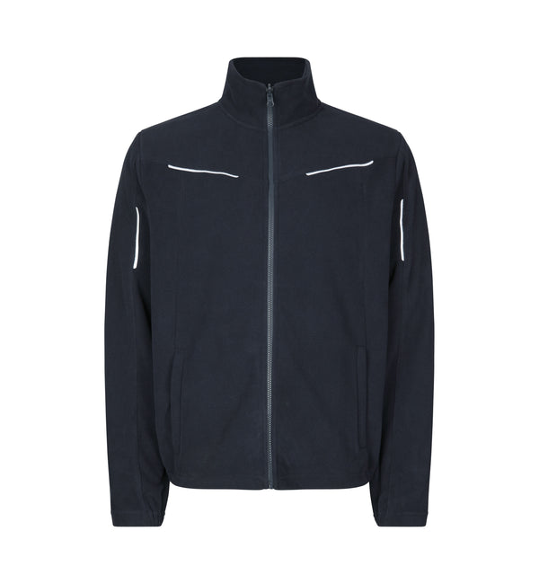 ID 0792 Zip-n-Mix mikrofleece | refleks med tryk eller logo – arbejdstøj og firmatøj