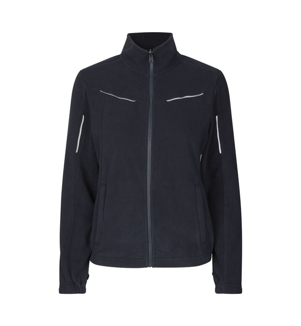 ID 0793 Zip-n-Mix mikrofleece | refleks | dame med tryk eller logo – arbejdstøj og firmatøj
