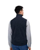 ID 0811 Active vest | mikrofleece nærbillede med logo