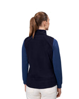 ID 0812 Active vest | mikrofleece | dame nærbillede med logo
