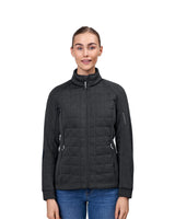 ID 0827 Fleecejakke | quiltet | dame materiale med firmalogo