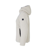 ID 0829 Pile fleece jakke | dame produktfoto med tryk