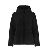 ID 0829 Pile fleece jakke | dame detalje med firmalogo