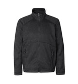 ID 0847 Zip-n-Mix fleece | melange med tryk eller logo – arbejdstøj og firmatøj