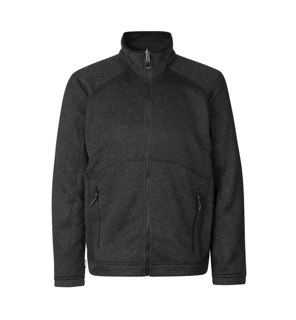 ID 0847 Zip-n-Mix fleece | melange med tryk eller logo – arbejdstøj og firmatøj