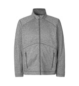 ID 0847 Zip-n-Mix fleece | melange nærbillede med tryk
