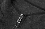 ID 0848 Zip-n-Mix fleece | melange | dame detalje til broderi