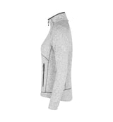 ID 0848 Zip-n-Mix fleece | melange | dame produktbillede med tryk