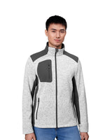 ID 0850 Cardigan | strikfleece materiale med firmalogo