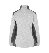 ID 0851 Cardigan | strikfleece | dame produktbillede med logo