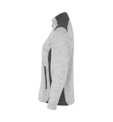 ID 0851 Cardigan | strikfleece | dame produktfoto med tryk