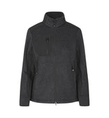 ID 0851 Cardigan | strikfleece | dame produktbillede med tryk