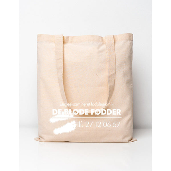 De Bløde Fødders Mulepose Let m/tryk – Mulepose med logo fra Tojtryk.dk