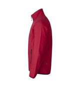ID 0854 CORE softshell jakke nærbillede med tryk