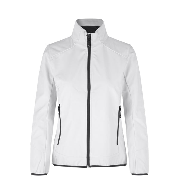 ID 0856 CORE softshell jakke| dame med tryk eller logo – arbejdstøj og firmatøj