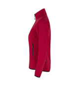 ID 0856 CORE softshell jakke| dame nærbillede med tryk