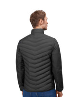 ID 0896 Padded jakke | stretch nærbillede med logo
