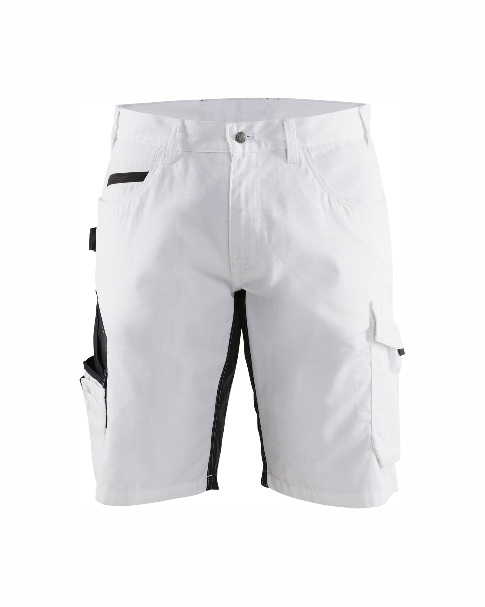 Blåkläder 1094 Shorts med stretch, Hvid/Mørk Grå
