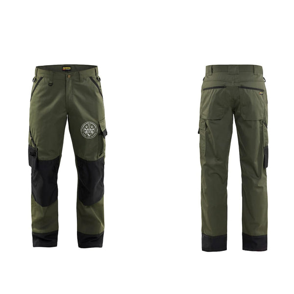 Korsbjerg Gardening Blåkläder 1454 Garden Buks m front logo med tryk eller logo – arbejdstøj og firmatøj