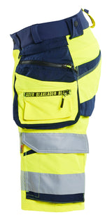 Blåkläder 1120 High Vis Shorts 4-vejs Stretch produktfoto med tryk