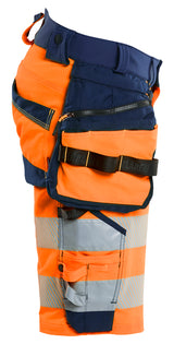 Blåkläder 1120 High Vis Shorts 4-vejs Stretch produktbillede til broderi