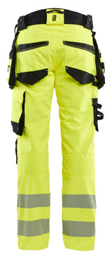 Blåkläder 1122 High Vis Buks 4-vejs Stretch nærbillede med logo