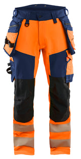 Blåkläder 1122 High Vis Buks 4-vejs Stretch detalje med firmalogo