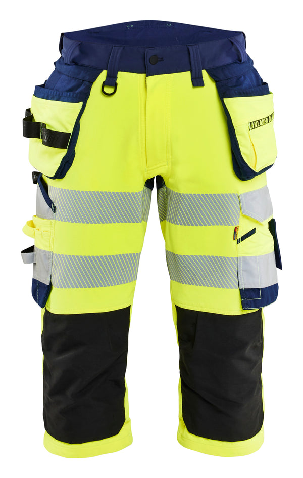 Blåkläder 1123 High Vis Knickers 4-vejs stretch med tryk eller logo – arbejdstøj og firmatøj